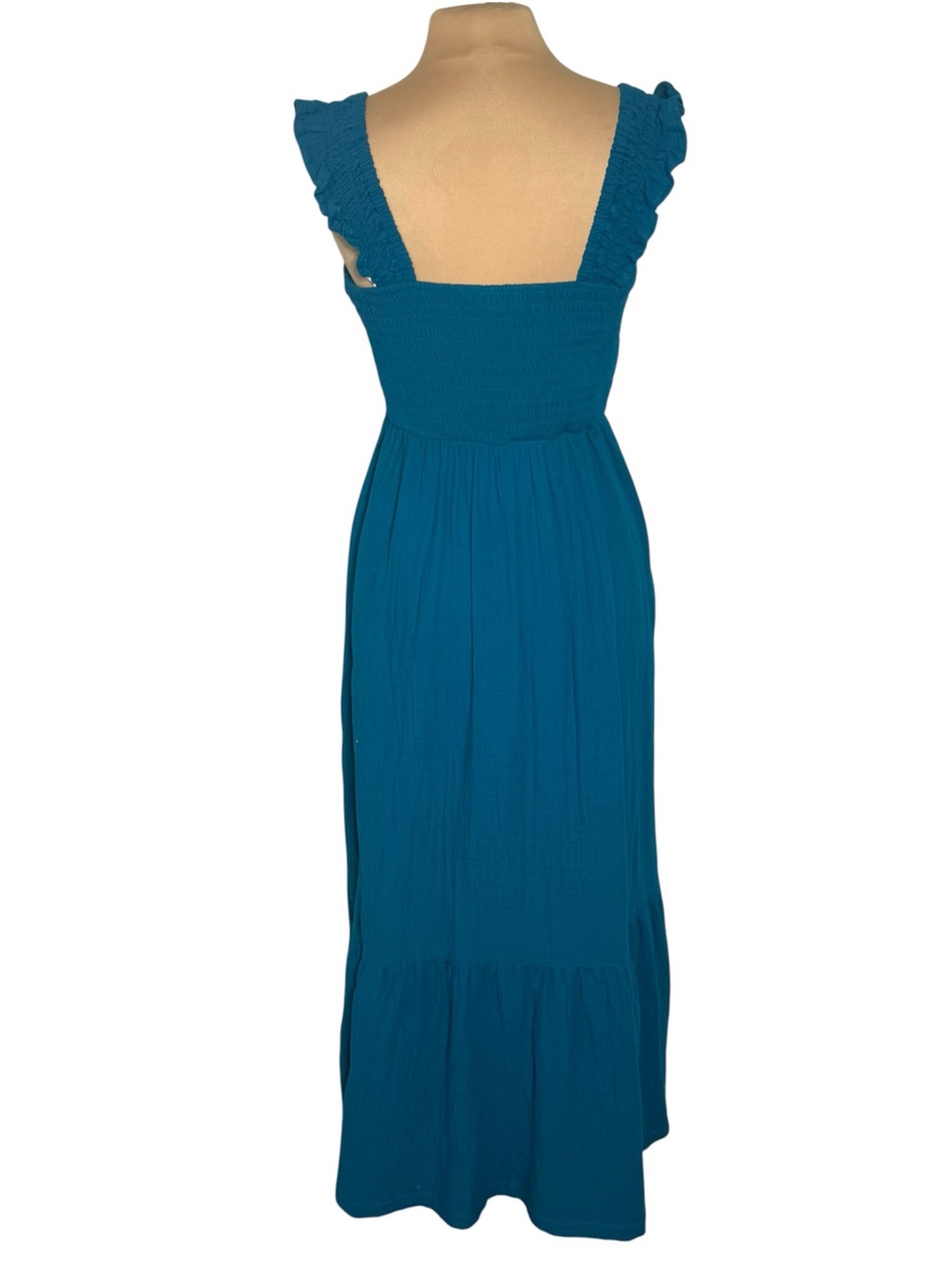 Soma Invisible Support Tiered Maxi Bra Dress Deep Poseidon Blue Size L NWT - Picture 4 of 7